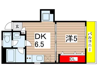 グリーンハイツ宮地【2階】の間取り