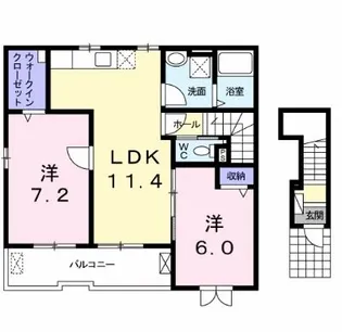 クリアネス・NOVA IV【2階】の間取り