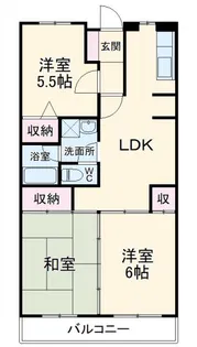 サンモールヒル【5階】の間取り