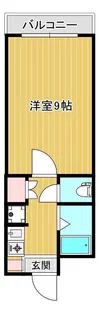 ソラリア下荒田【1階】の間取り