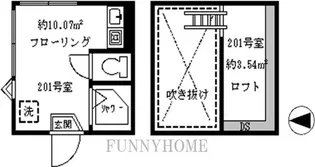 フェリスドルチェ【2階】の間取り