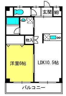 サニーハイツ松本【2階】の間取り