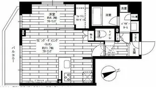 ステージグランデ早稲田【6階】の間取り