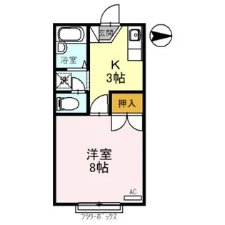 ワンズ18 A棟【2階】の間取り
