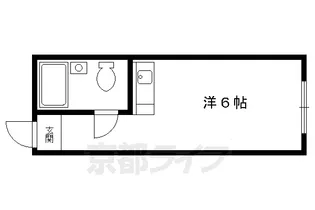 ファーストコート紫野【3階】の間取り