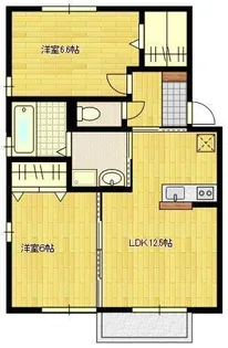 グランモア諸富【2階】の間取り