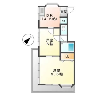 上杉マンション【3階】の間取り