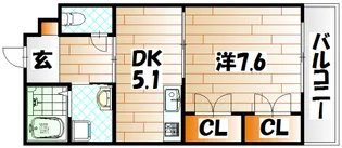 REZIA小倉【4階】の間取り