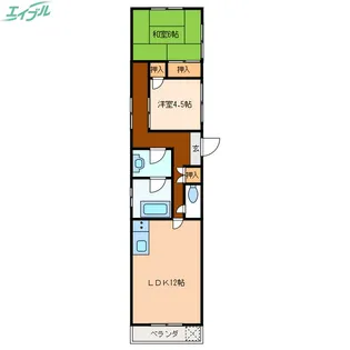 サンマンション【2階】の間取り