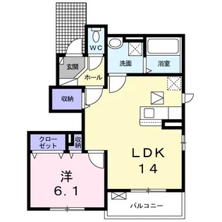 Ras-Berry ラズベリー【1階】の間取り