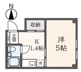 府中寺岡ビル【3階】の間取り