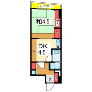 新潟ダイカンプラザ遊学館【8階】の間取り