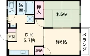 リベルテ白石 A棟【1階】の間取り