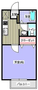サンライフ・マーチB【2階】の間取り