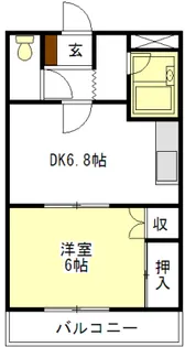 サンタプレイス【1階】の間取り