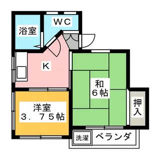クラシックス国立【1階】の間取り