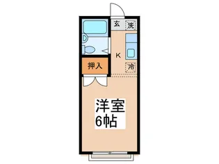 サンライフマンション【1階】の間取り