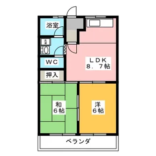 パークタウン I【2階】の間取り