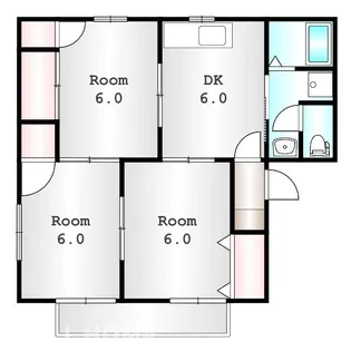 群馬県高崎市棟高町【アパート】の間取り