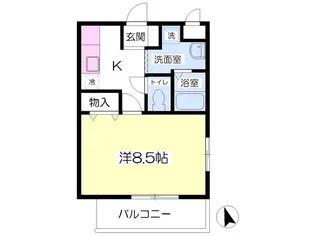 メール【1階】の間取り