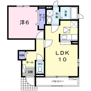 グランフィオーレ【1階】の間取り