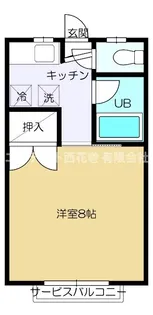 ハイムエクメーネB【2階】の間取り