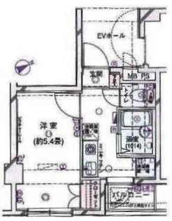 ヴェルト新宿落合【4階】の間取り