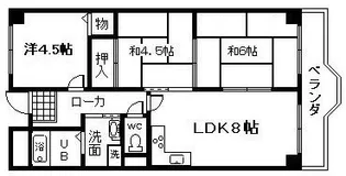 大阪府岸和田市春木旭町【マンション】の間取り