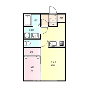 アメニティA【2階】の間取り