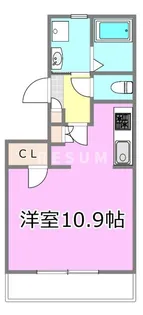 千葉県千葉市中央区都町1【マンション】の間取り