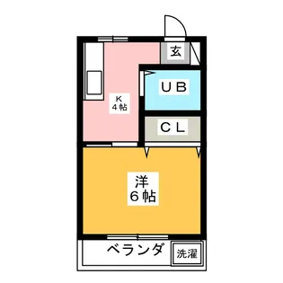 クラインブルク【3階】の間取り