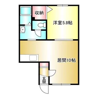 プードリエサクラ【1階】の間取り