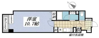 メゾン・ド・ヴィレ日本橋中洲【8階】の間取り