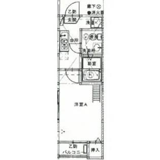 ペルカルロ白龍町【1階】の間取り