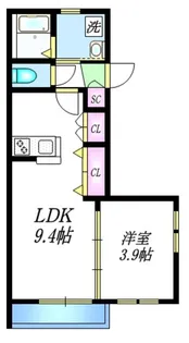 グランディール千石【2階】の間取り