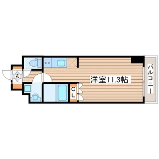 ヴァンデミエール高砂【3階】の間取り