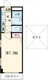 フローレンス武蔵境【1階】の間取り