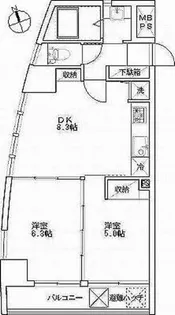 アールレジデンス東中野【4階】の間取り
