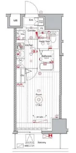 東京都台東区入谷1【マンション】の間取り