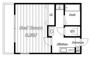 Classy蘇我【1階】の間取り