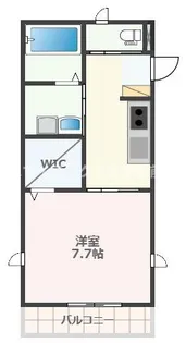 熊本県熊本市中央区本荘2【アパート】の間取り