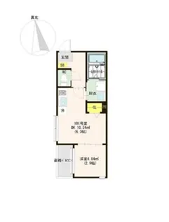 アストレア長町【2階】の間取り