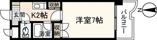 ジュネス山城【2階】の間取り