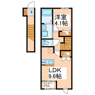 ソレイユ蓮台寺の間取り