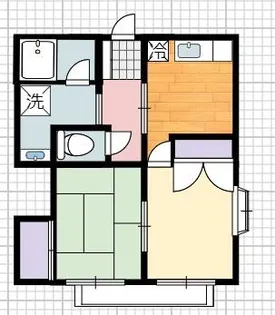 クリーンハイツ大池III【2階】の間取り