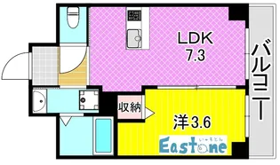 ピネータ天保山【5階】の間取り