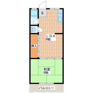 クオーレマンション巽北【3階】の間取り