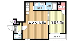 大阪府豊中市利倉2【アパート】の間取り