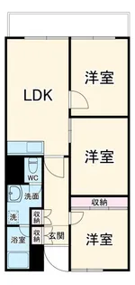 マンションニュー武里【2階】の間取り