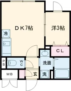 Sunflower Garden【1階】の間取り